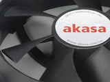Akasa AK-959CU Computerkølesystem Processor Køler 9,2 cm Sort, Sølv