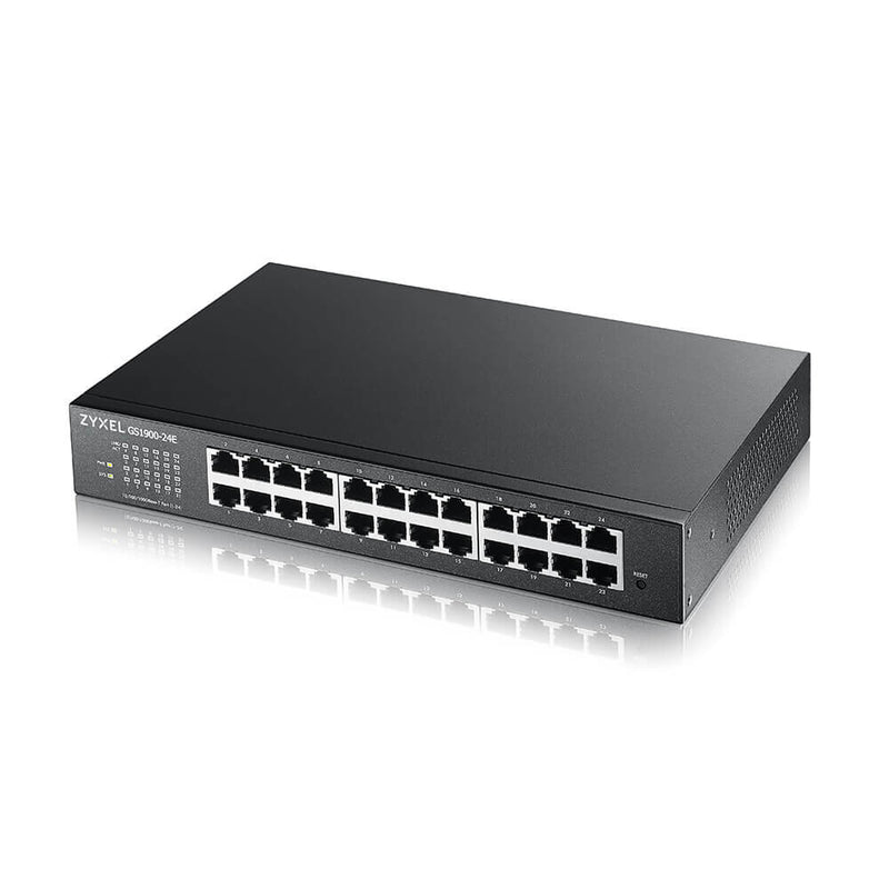 Zyxel GS1900-24E-EU0103F netværksswitch Administreret L2 Gigabit Ethernet (10/100/1000) 1U Sort