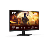 AOC G4 Q27G42XNE computerskærm 68,6 cm (27") 2560 x 1440 pixel Quad HD LED Sort, Rød