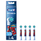 Oral-B Kids Pro Kids3+ 4 stk Flerfarvet, Hvid