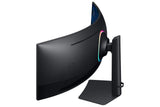 Samsung G95C computerskærm 124,5 cm (49") 5120 x 1440 pixel Dual QHD LED Sort