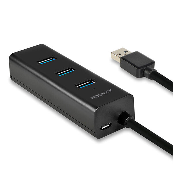 Axagon HUE-S2B interface hub USB 3.2 Gen 1 (3.1 Gen 1) Type-A 5000 Mbit/s Sort