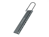 Conceptronic DONN17G dockingstation Ledningsført USB 3.2 Gen 1 (3.1 Gen 1) Type-C Grå