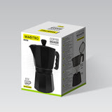 Maestro MR-1666-3-BLACK manuel kaffemaskine Espressomaskinesæt Sort