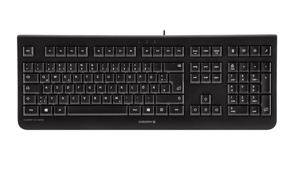 CHERRY DC 2000 tastatur Mus inkluderet Universel USB AZERTY Belgisk Sort