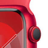 Apple Watch Series 9 45 mm Digital 396 x 484 pixel Berøringsskærm 4G Rød Wi-Fi GPS (satellit)