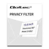 Qoltec 51052 antirefleks skærm 39,6 cm (15.6") Laptop