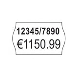 Avery PLP1626 selvklæbende etiket Prismærke Permanent Hvid 12000 stk
