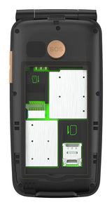 Gigaset GL795 7,11 cm (2.8") 142 g Sort Senior telefon