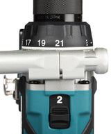 Makita DDF492Z bor 2100 rpm Nøglefri 2,6 kg Blå, Sort