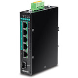 Trendnet TI-PG541 netværksswitch Ikke administreret L2 Gigabit Ethernet (10/100/1000) Strøm over Ethernet (PoE) Sort