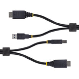 StarTech.com HU1226-KVM-CABLE KVM-kabel Sort 1,8 m