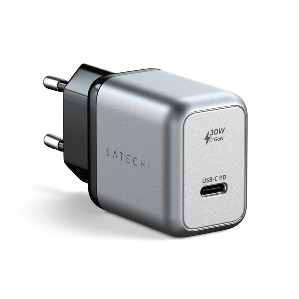 Satechi ST-UC30WCM-EU oplader til mobil enhed Universel Sort, Sølv Vekselstrøm Indendørs