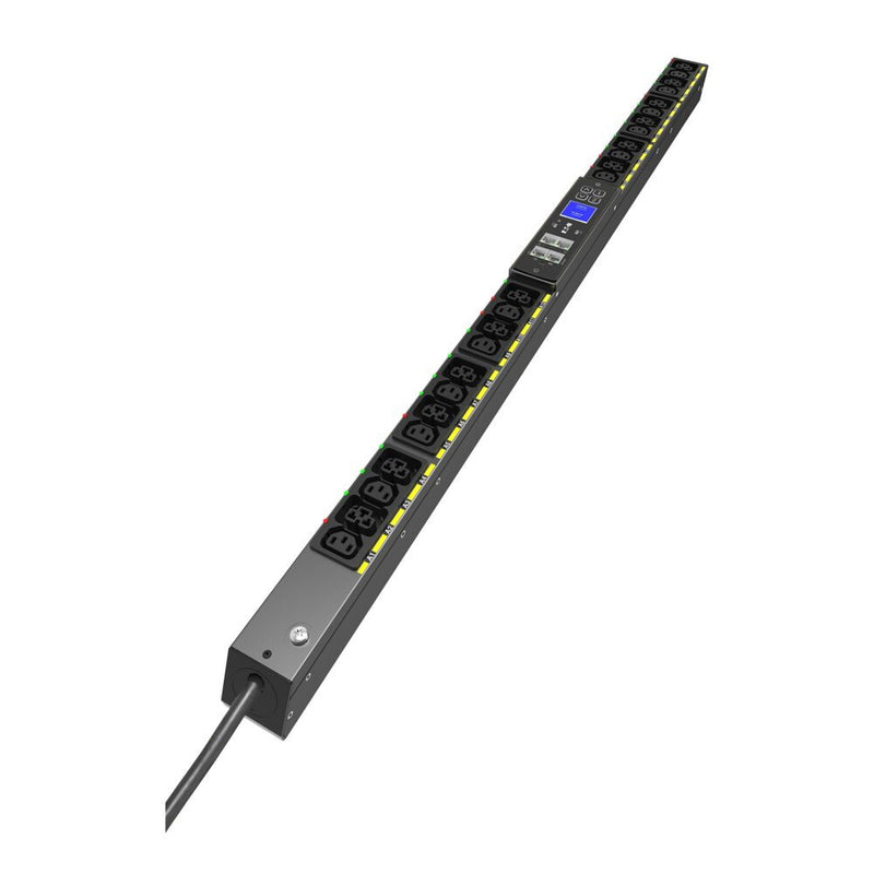 Eaton EVMAFC20A strømforsyningsenhed (PDU) 24 AC stikkontakt(er) 22.5U Sort