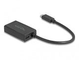 DeLOCK 61058 USB grafisk adapter 3840 x 2160 pixel Sort