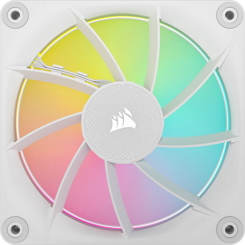 Corsair iCUE LINK LX120 RGB Computerkabinet Ventilator 12 cm Hvid 1 stk