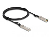 DeLOCK 84204 InfiniBand og fiberoptisk kabel 2 m SFP+ Sort, Sølv