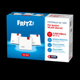 Mesh Set 1600 Dual-band (2,4 GHz / 5 GHz) Wi-Fi 6 (802.11ax) Rød, Hvid 1 Intern