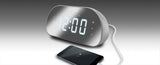 Muse M-170CMR radio Ur Digital Spejl, Hvid