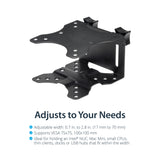 StarTech.com ACCSMNT CPU holder Skærm stativmonteret CPU-holder Sort