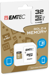 Emtec microSD Class10 Gold+ 32GB MicroSDHC Klasse 10