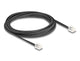 DeLOCK 90619 telefonkabel 3 m Sort
