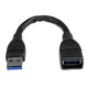 StarTech.com USB3EXT6INBK USB-kabel USB 3.2 Gen 1 (3.1 Gen 1) 0,152 m USB A 5 Gbit/sek. Sort