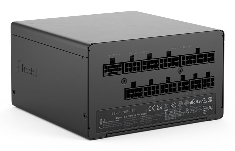 Fractal Design Ion 3 Gold 750W enhed til strømforsyning 24-pin ATX ATX Sort