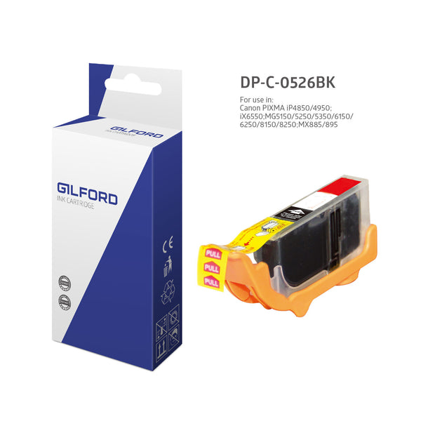 Gilford DP-C-0526BK blækpatron 1 stk Kompatibel Sort