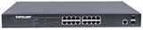 Intellinet 561341 netværksswitch Administreret L2+ Gigabit Ethernet (10/100/1000) Strøm over Ethernet (PoE) 1U Sort