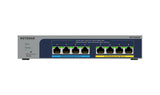 NETGEAR MS108EUP Administreret L2/L3 2.5G Ethernet (100/1000/2500) Strøm over Ethernet (PoE) Grå