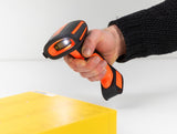 DeLOCK 90556 stregkodelæser Håndholdt stregkodelæser 1D/2D CMOS Sort, Orange