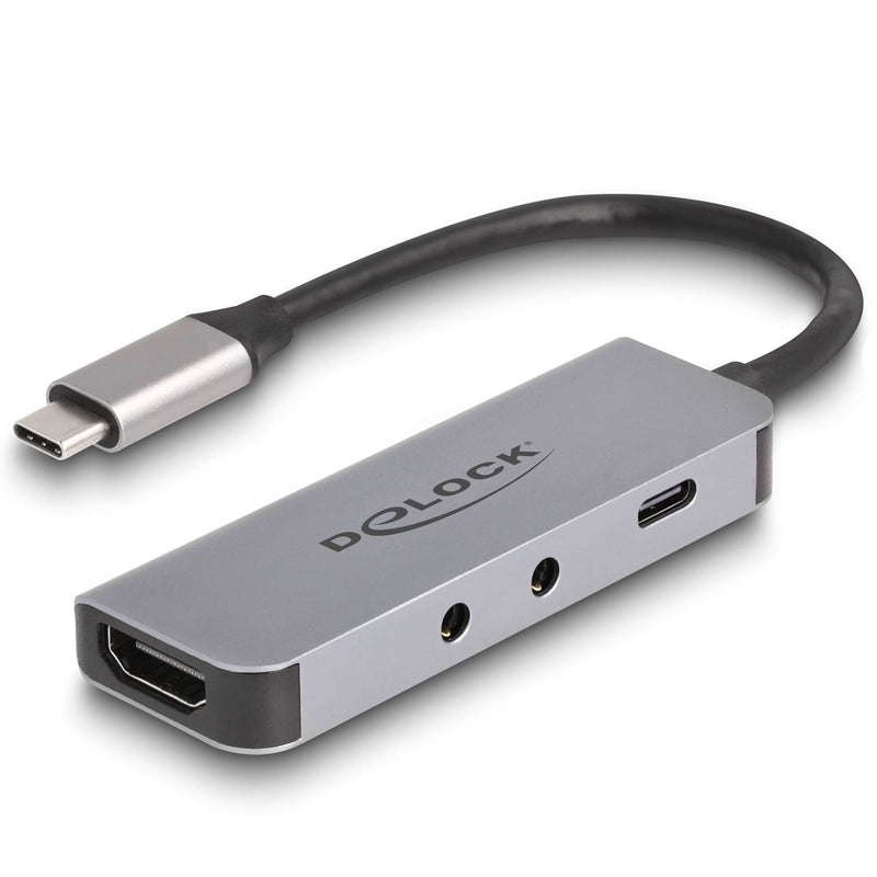 DeLOCK 61064 interface hub USB 3.2 Gen 1 (3.1 Gen 1) Type-C Grå