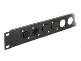 DeLOCK 86745 monteringssæt Sort Metal