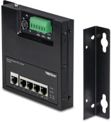 Trendnet TI-PG50F netværksswitch Ikke administreret Strøm over Ethernet (PoE) Sort