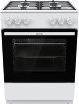 Gorenje G600 GG6A10WFFM komfur og ovn Fritstående komfur Gas Gaskomfur Hvid