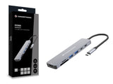 Conceptronic DONN28G dockingstation Ledningsført USB 3.2 Gen 1 (3.1 Gen 1) Type-C Grå