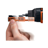 Black & Decker BDCHD18K-QW bor 1400 rpm Nøglefri Sort, Orange