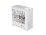 GENESIS Irid 503 Mini Tower Transparent, Hvid