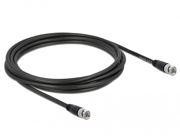 DeLOCK 80083 koaxial kabel 3 m BNC Sort