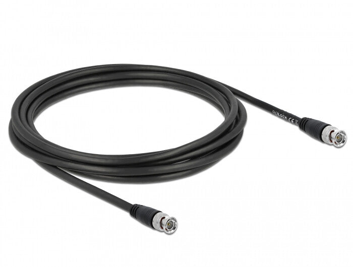 DeLOCK 80083 koaxial kabel 3 m BNC Sort