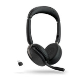 Jabra Evolve2 65 Flex Headset Trådløs Kontor/Callcenter USB Type-C Bluetooth Opladningsstativ