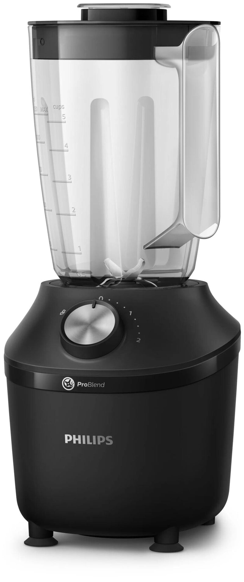Philips 3000 series HR2191/01 blender 2 L Bordplade blender 600 W Sort, Transparent