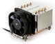 Dynatron A24 Computerkølesystem Processor Køler 6 cm Sort, Sølv 1 stk