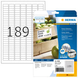 HERMA 10900 print etiket Hvid Selvklæbende printeretiket