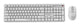 Gembird KBS-WMS-01-W-CYRL tastatur Mus inkluderet Kontor RF trådløst QWERTY US International, Ukrainsk, Russisk Hvid