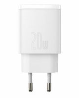 Baseus CCXJ-B02 oplader til mobil enhed Universel Hvid Vekselstrøm Hurtig opladning Indendørs