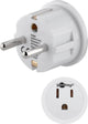 Goobay 45351 strømstik adapter Type F Type B Hvid