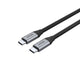 UNITEK C14091ABK USB-kabel USB 3.2 Gen 2 (3.1 Gen 2) 2 m USB C 5 Gbit/sek. 100 W Sort