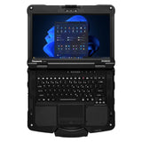 Panasonic Toughbook 40 mk3 Intel Core Ultra 5 235H Laptop 35,6 cm (14") Berøringsskærm Fuld HD 16 GB DDR5-SDRAM 512 GB SSD Wi-Fi 7 (802.11be) Windows 11 Pro Sort, Grå
